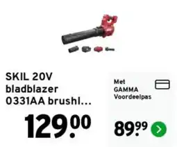 GAMMA SKIL 20V bladblazer 0331AA brushl... aanbieding