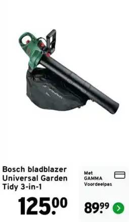 GAMMA Bosch bladblazer Universal Garden Tidy 3-in-1 aanbieding