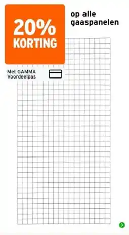GAMMA gamma gaaspanelen aanbieding