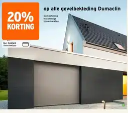 GAMMA Dumaclin gevelbekleding aanbieding