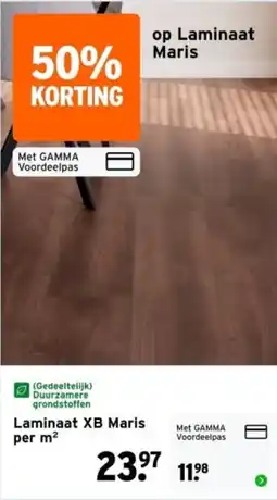 GAMMA Laminaat XB Maris aanbieding