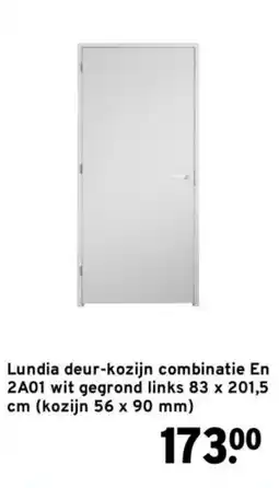 GAMMA Lundia deur-kozijn combinatie aanbieding