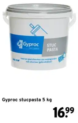 GAMMA Gyproc stucpasta aanbieding