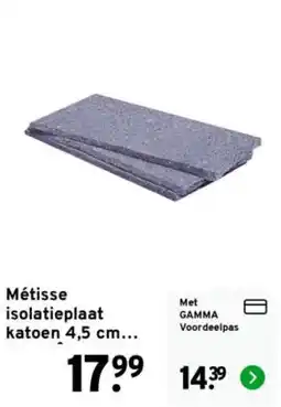 GAMMA Métisse isolatieplaat katoen aanbieding