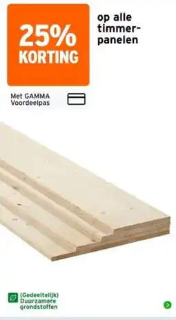 GAMMA gamma timmerpanelen aanbieding