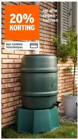 GAMMA gamma regenton aanbieding