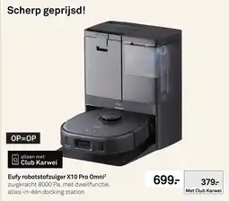 Karwei Eufy robotstofzuiger X10 Pro Omni² aanbieding