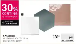 Karwei Wandtegel aanbieding