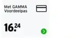 GAMMA Met GAMMA Voordeelpas aanbieding