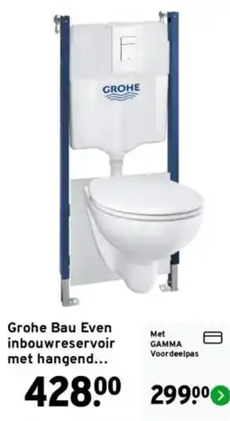 GAMMA Grohe Bau Even aanbieding