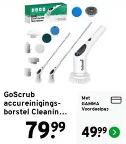 GAMMA GoScrub accureinigingsborstel aanbieding