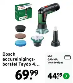 GAMMA Bosch accureinigings-borstel Taydo 4... aanbieding