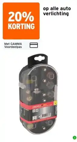 GAMMA carlson spare bulb kit 12v aanbieding