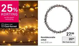 Karwei Karwei kerstdecoratie cirkel aanbieding