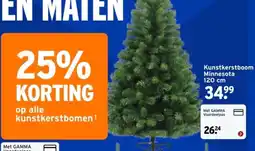 GAMMA kunstkerstboom aanbieding