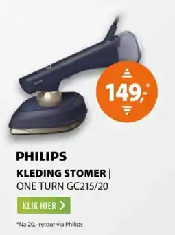 Expert Philips kleding stomer aanbieding