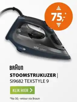 Expert Braun stoomstrijkijzer aanbieding