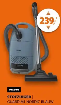 Expert Miele stofzuiger guard M1 nordic blauw aanbieding