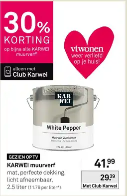 Karwei Karwei muurverf aanbieding