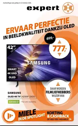 Expert Samsung oled 4K TV 42S93F 2025 aanbieding