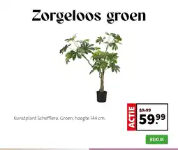 Intratuin Kunstplant Schefflera aanbieding