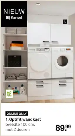 Karwei Karwei Optifit wandkast aanbieding