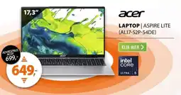 Expert acer laptop | aspire lite (al17-52p-54de) aanbieding