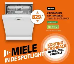 Expert Miele vrijstaande vaatwasser aanbieding