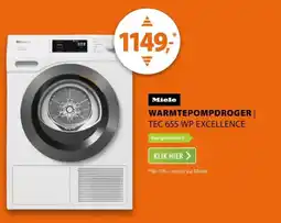 Expert Miele WARMTEPOMPDROGER TEC 655 WP EXCELLENCE aanbieding