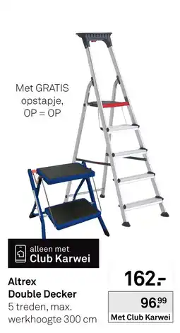 Karwei Altrex Double Decker aanbieding