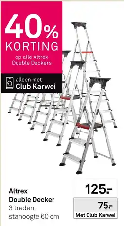 Karwei Altrex Double Decker aanbieding