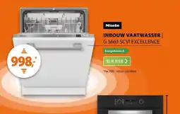 Expert Miele inbouw vaatwasser aanbieding