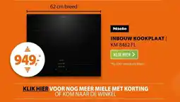 Expert Inbouw kookplaat KM 8462 FL aanbieding
