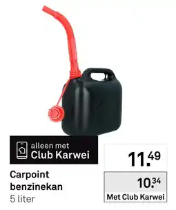 Karwei Carpoint benzinekan aanbieding