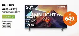 Expert Philips QLED 4K TV 50PQS8601 aanbieding