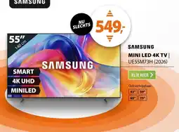 Expert Samsung mini led 4k tv ue55m73h 2026 aanbieding