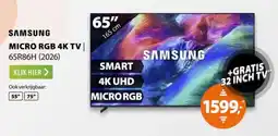 Expert Samsung Micro RGB 4K TV 65R86H (2026) aanbieding