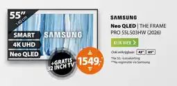 Expert Samsung Neo QLED | THE FRAME PRO 55LS03HW (2026) aanbieding