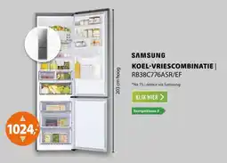 Expert Samsung koel-vriescombinatie RB38C776ASR/EF aanbieding