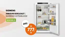 Expert Siemens inbouw koelkast ki31redd1 extraklasse aanbieding