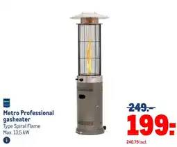 Makro Metro Professional gasheater aanbieding