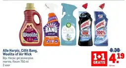 Makro Alle Harpic, Cillit Bang, Woolite of Air Wick aanbieding