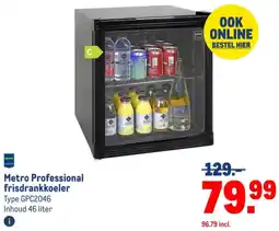 Makro Metro Professional frisdrankkoeler aanbieding