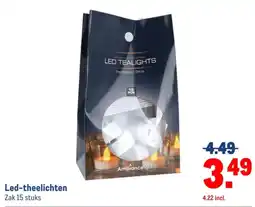 Makro Ambiance light led tealights aanbieding