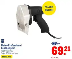 Makro Metro Professional kebabsnijder aanbieding