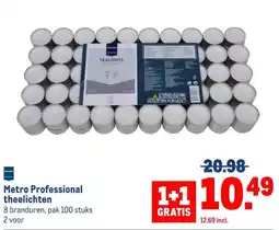 Makro Metro Professional theelichten aanbieding