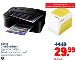 Makro Canon 3-in-1-printer aanbieding