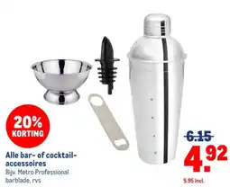 Makro Alle bar- of cocktail-accessoires aanbieding