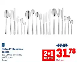 Makro Metro Professional bestek aanbieding
