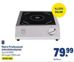 Makro Metro Professional inductiekookplaat aanbieding